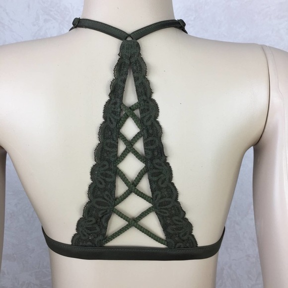 XS Victoria’s Secret Green Bralette w/ A-back - Picture 3 of 3